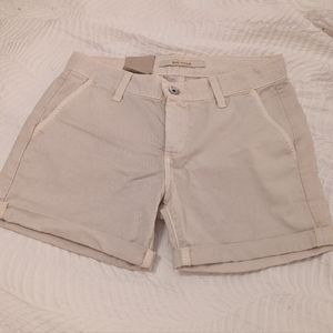 Big Star Cream Shorts - Size 24 - New and unworn with rear tag